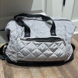 Stylish Gray Quilted Steve Madden Bag